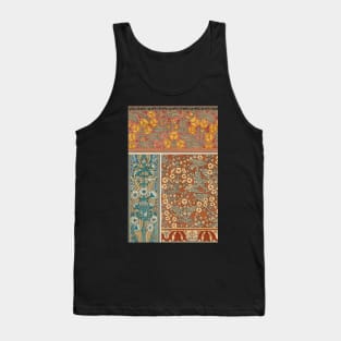 Vintage Flower Design Tank Top